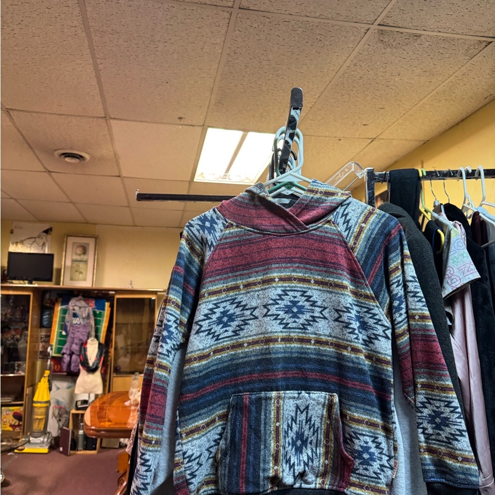 Tribal Print Hoodie